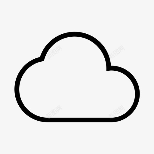 云作用按钮图标svg_新图网 https://ixintu.com UI 云 作用 按钮 用户界面