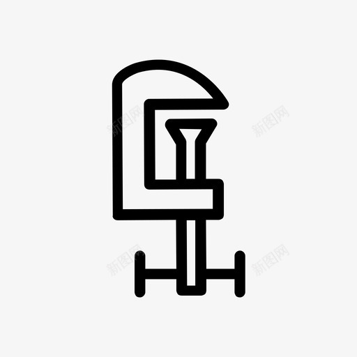 cclamp工具图标svg_新图网 https://ixintu.com cclamp 工具