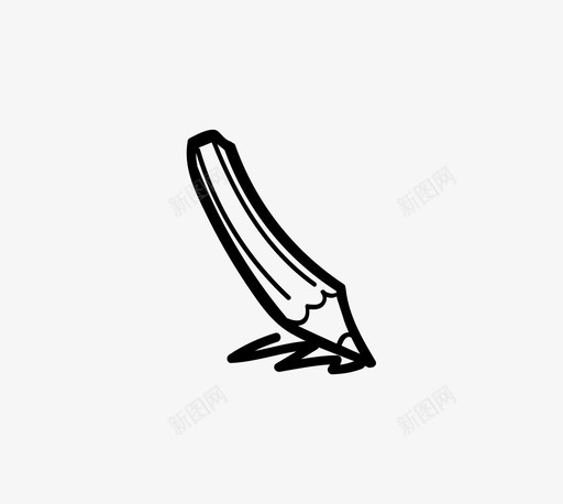 铅笔画涂鸦手绘图标svg_新图网 https://ixintu.com 手绘 涂鸦 笔记 素描 铅笔画