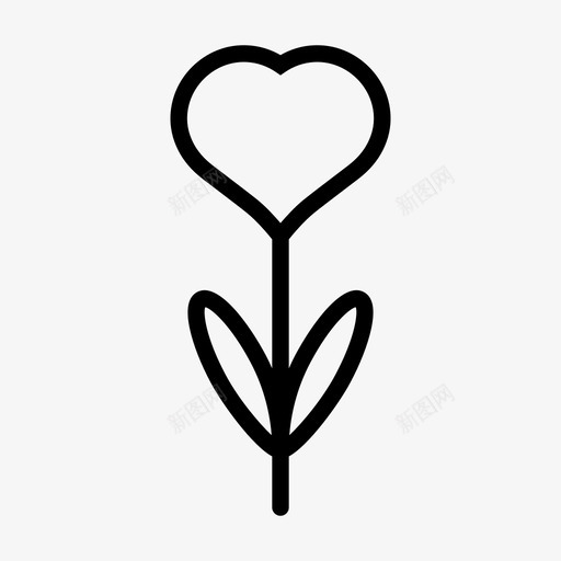 心花礼物情花图标svg_新图网 https://ixintu.com 心花 情人节 情花 礼物