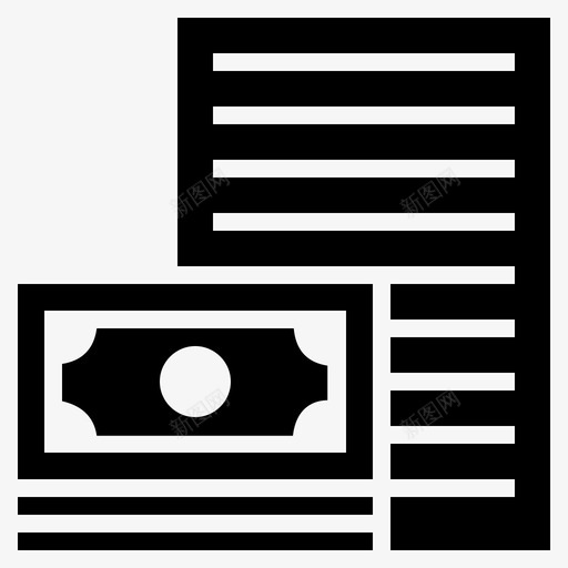 商务合同商务文件商务信函图标svg_新图网 https://ixintu.com 商务信函 商务合同 商务文件 财务信函