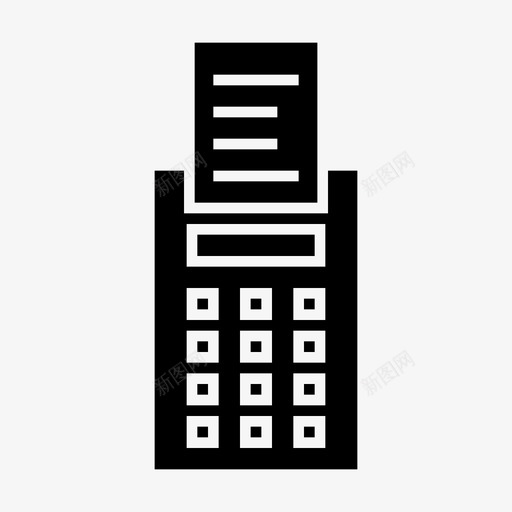 销售点业务出纳图标svg_新图网 https://ixintu.com pos 业务 出纳 商务 支付 销售点