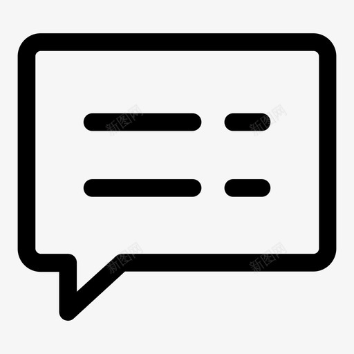 留言聊天讨论图标svg_新图网 https://ixintu.com 打字 留言 聊天 讨论 语音泡泡