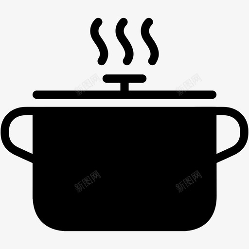 锅厨师烹饪图标svg_新图网 https://ixintu.com 厨师 厨房 厨房1 烹饪 锅