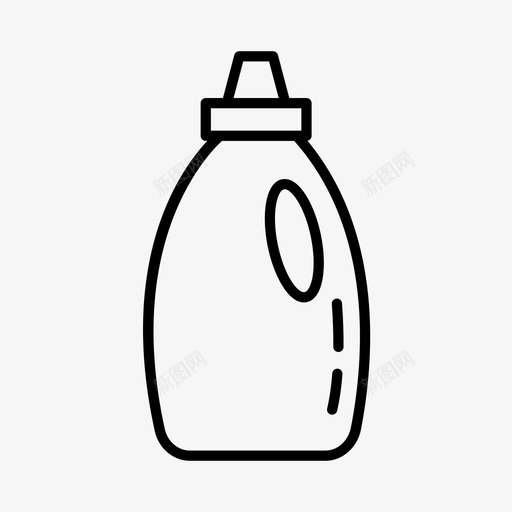 清洁瓶卫生洗衣图标svg_新图网 https://ixintu.com 卫生 洗涤液 洗衣 清洁瓶 瓶子