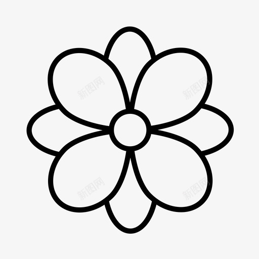 花植物花店图标svg_新图网 https://ixintu.com 春天 植物 花 花园 花店