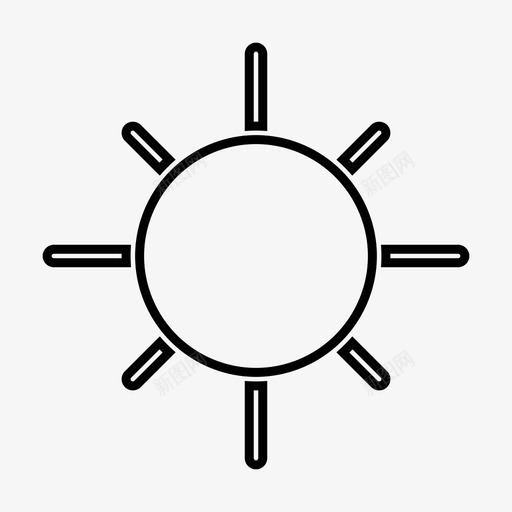 太阳炎热季节图标svg_新图网 https://ixintu.com 云 夏天 天气 太阳 季节 炎热