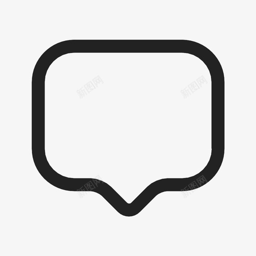 通知气泡评论图标svg_新图网 https://ixintu.com 像 气泡 评论 追随者 通知