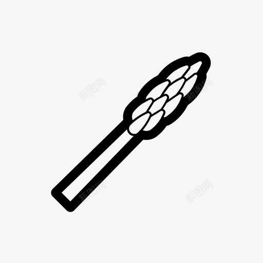 芦笋烹饪食用图标svg_新图网 https://ixintu.com 农产品 杂货 杂货店购物5 烹饪 芦笋 蔬菜 食用