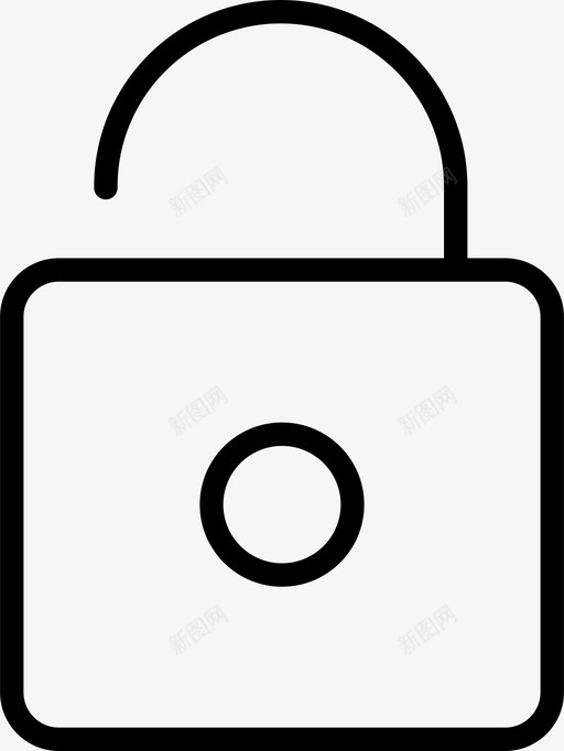 解锁打开材质标图标svg_新图网 https://ixintu.com 打开 材质设计图标 解锁