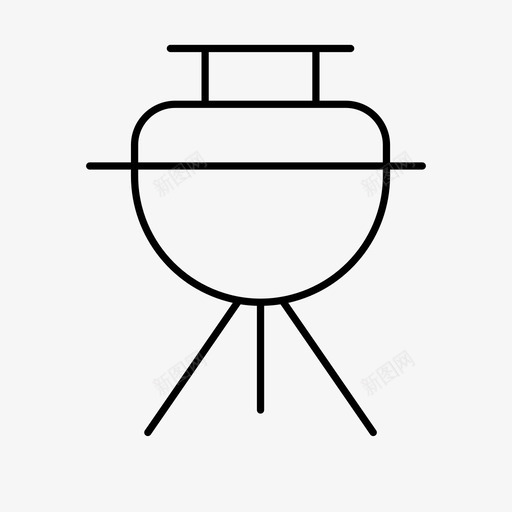 烧烤烹饪野营图标svg_新图网 https://ixintu.com 烧烤 烹饪 野营
