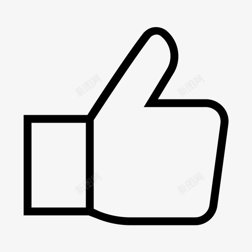 喜欢手动作按钮图标svg_新图网 https://ixintu.com ui 动作 喜欢手 按钮 用户界面