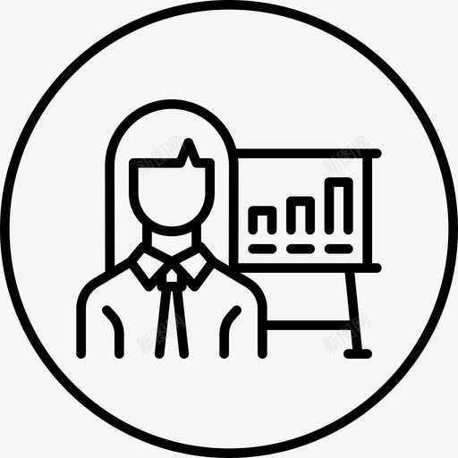 员工绩效分析图表图标svg_新图网 https://ixintu.com 分析 办公室文化圆线 员工绩效 图表