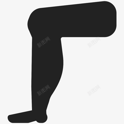 腿脚图标svg_新图网 https://ixintu.com 脚 腿