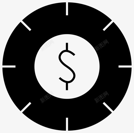 焦点美元目标图标svg_新图网 https://ixintu.com 焦点 目标 美元 财务