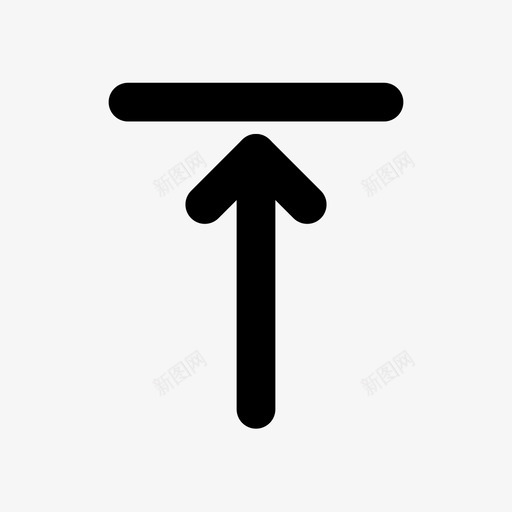 上传上移推送图标svg_新图网 https://ixintu.com 上传 上传文件 上移 基本标志 推送