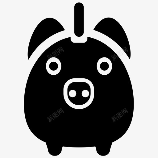 储蓄罐存款金融图标svg_新图网 https://ixintu.com 储蓄 储蓄罐 存款 电子商务 金融