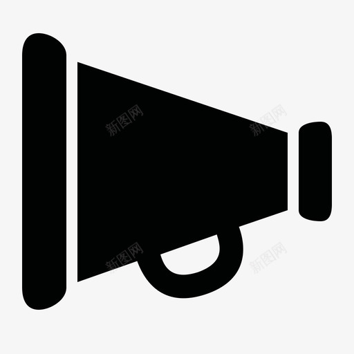 扩音器广告警报图标svg_新图网 https://ixintu.com 公告 广告 扩音器 蚂蚁图标 警报