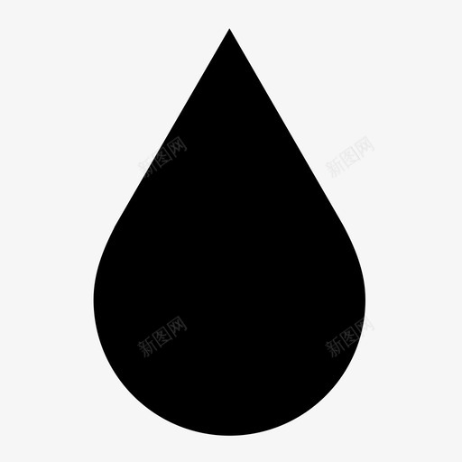 水农业滴水图标svg_新图网 https://ixintu.com 农业 农业自然 水 滴水 自然