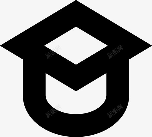 毕业生学院典礼图标svg_新图网 https://ixintu.com 典礼 大学 学院 帽子 毕业生 皮森里 知识