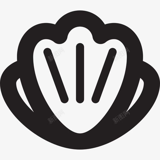 海贝动物暑假和假期图标svg_新图网 https://ixintu.com 动物 暑假和假期 海贝