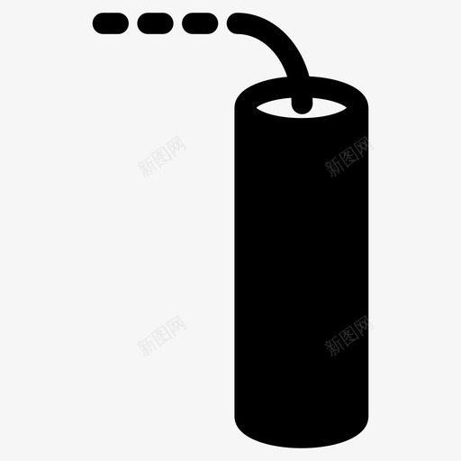 炸药炸弹武器图标svg_新图网 https://ixintu.com 武器 炸弹 炸药