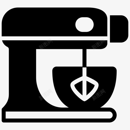 立式搅拌机电器搅拌器图标svg_新图网 https://ixintu.com 厨房1 搅拌器 机器 电器 立式搅拌机