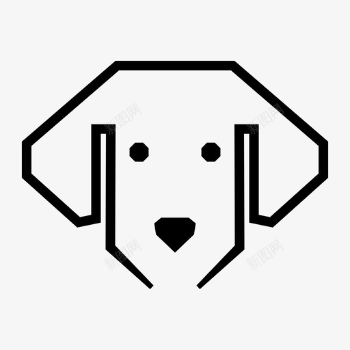 狗动物自然图标svg_新图网 https://ixintu.com 动物 宠物 狗 甜蜜 自然