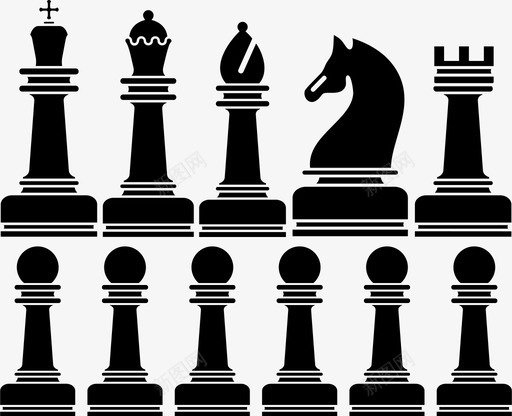 国际象棋体育国际象棋运动图标svg_新图网 https://ixintu.com 体育 国际象棋 国际象棋运动
