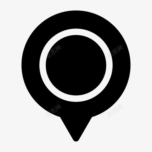 插针点地图插针占位符图标svg_新图网 https://ixintu.com 占位符 地图插针 插针点