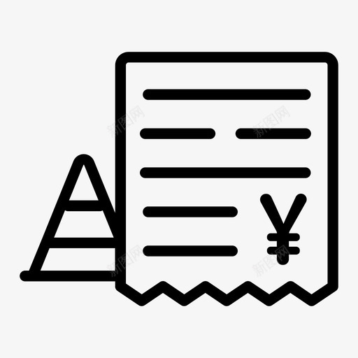 交通罚款罚款mulct图标svg_新图网 https://ixintu.com mulct 交通罚款 停车罚单 日元 罚款