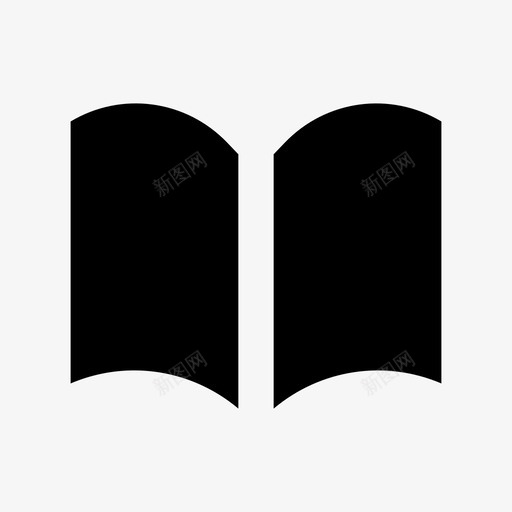 图书教育iOS11图标svg_新图网 https://ixintu.com iOS11 iOS11用户界面元素 图书 学习 开放 教育