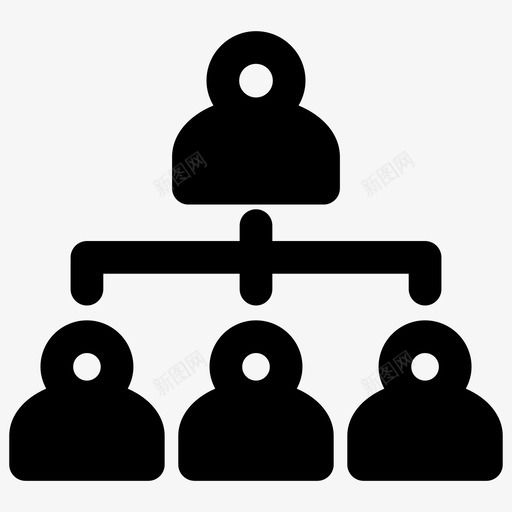 公司附属公司树图标svg_新图网 https://ixintu.com 业务填充 公司 树 附属公司