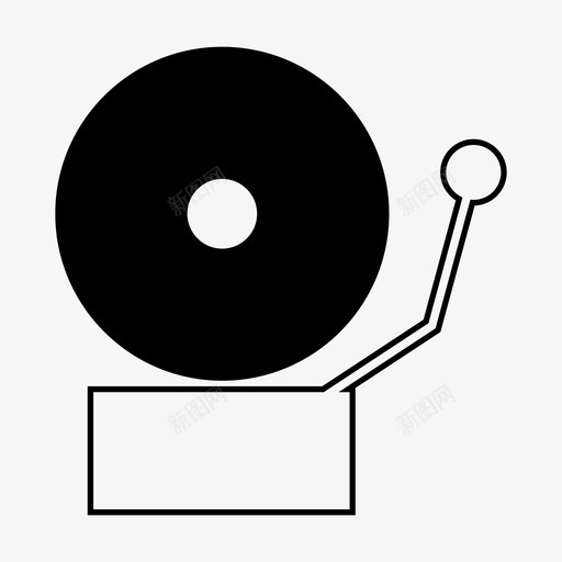 上课铃钟声上课时间图标svg_新图网 https://ixintu.com 上课时间 上课铃 钟声