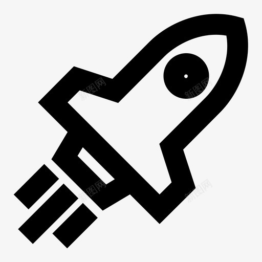 产品发布启动图标svg_新图网 https://ixintu.com 产品发布 启动