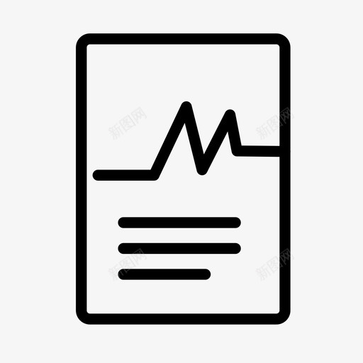 医疗报告医院报告病历图标svg_新图网 https://ixintu.com 医疗报告 医院报告 病历