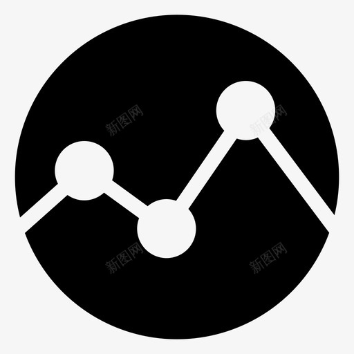 高峰数据svg_新图网 https://ixintu.com 高峰数据 peak 填充 单色 商务