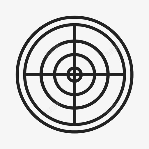 靶箭中图标svg_新图网 https://ixintu.com 中 标 箭 镖 靶