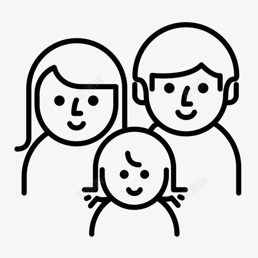 家庭子女夫妻图标svg_新图网 https://ixintu.com 夫妻 子女 家庭 家庭成员 父母