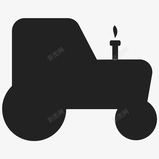拖拉机运输工具车辆图标svg_新图网 https://ixintu.com 拖拉机 车辆 运输工具