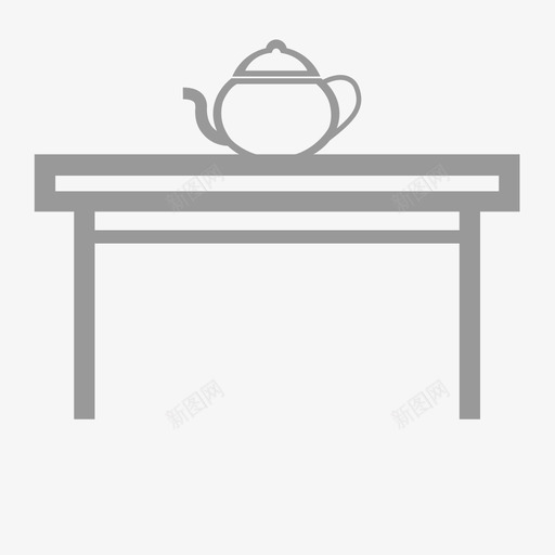 茶几svg_新图网 https://ixintu.com 茶几