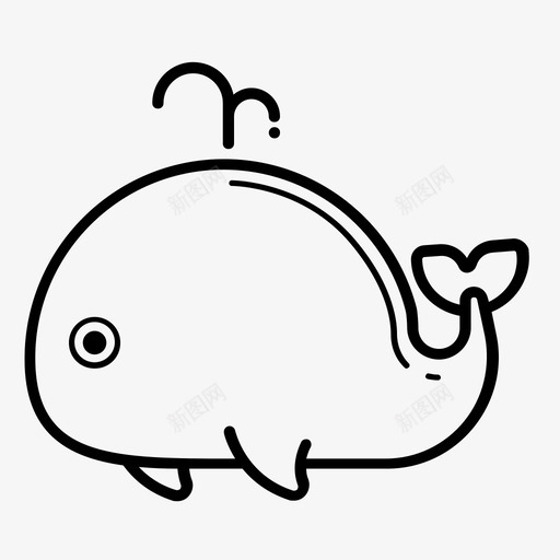 鲸鱼大鱼海洋图标svg_新图网 https://ixintu.com 大海 大鱼 海洋 鲸鱼