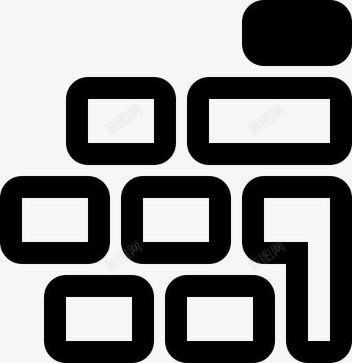 按删除键键盘键入图标svg_新图网 https://ixintu.com ui 按删除键 键入 键盘 键盘和键