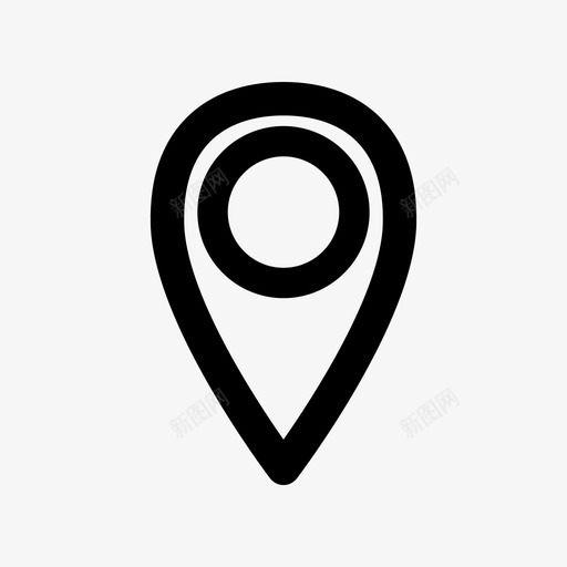 地图针旅行图标svg_新图网 https://ixintu.com 地图针 旅行