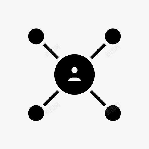 附属公司企业集团图标svg_新图网 https://ixintu.com 企业 子公司 网络 营销 附属公司 集团