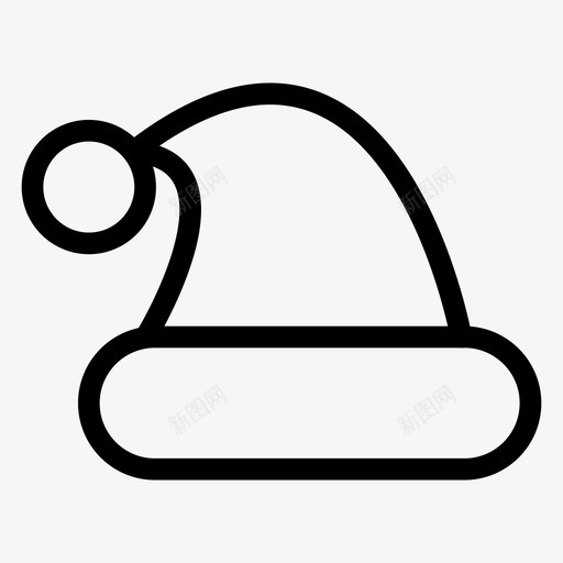 小熊帽贝雷帽帽子图标svg_新图网 https://ixintu.com 圣诞系列图标第一卷 小熊帽 帽子 节日 贝雷帽