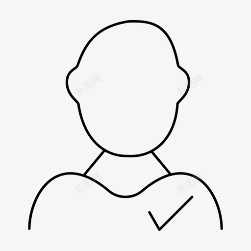检查用户检查人插图图标svg_新图网 https://ixintu.com 插图 检查人 检查用户 社交