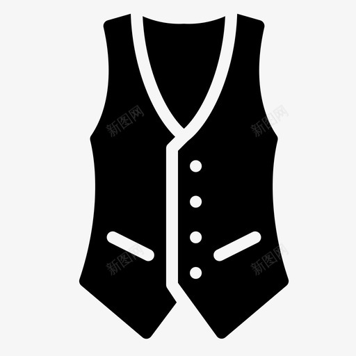 背心服装男式图标svg_新图网 https://ixintu.com smart 服装 男式 男式服装纯色 背心 西装