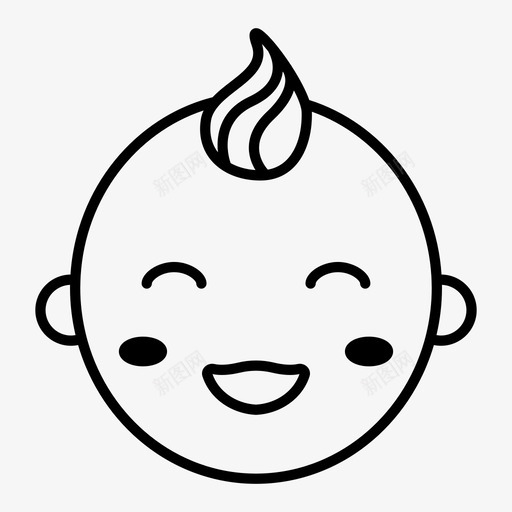 快乐宝宝宝宝笑宝宝图标svg_新图网 https://ixintu.com 宝宝 微笑宝宝 快乐宝宝 笑宝宝