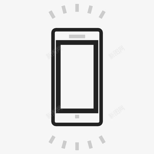 手机手机铃声智能手机图标svg_新图网 https://ixintu.com 手机 手机铃声 智能手机